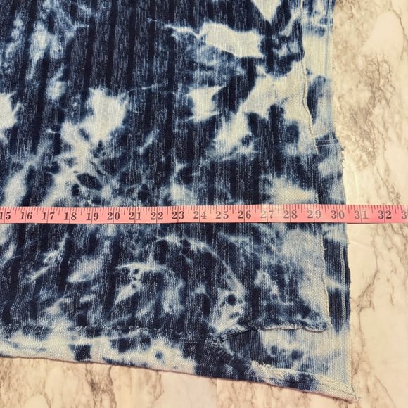 FREE PEOPLE We The Free "Blue Blue Indigo Combo" Tie Dye Tee - Picture 9 of 9